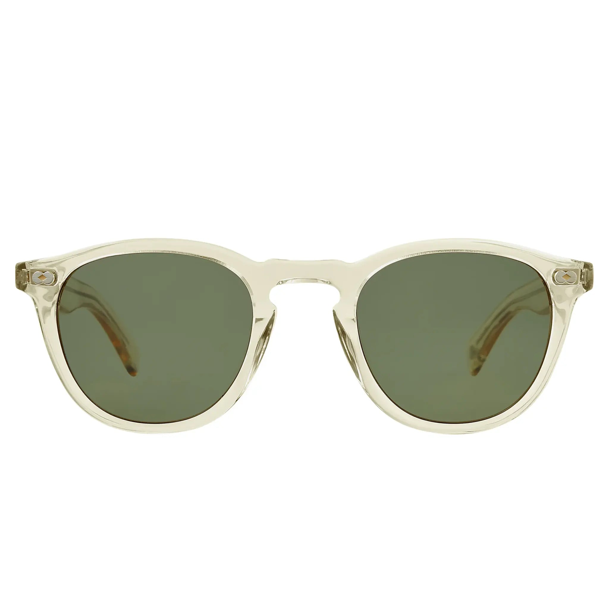Front View of Garrett Leight Hampton X Forever Classic Pure Glass Sunglasses
